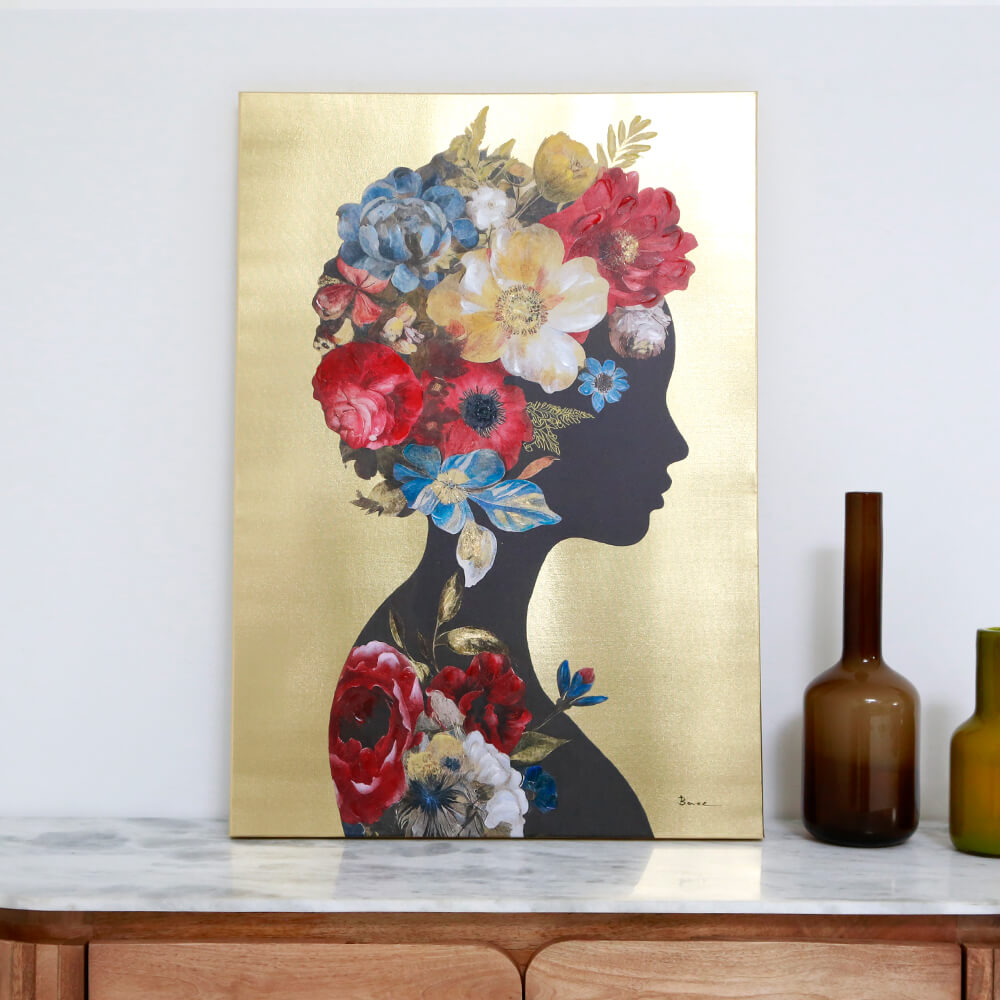 ネイチャーフラワー レフト 70×100 - アート・インテリア絵画の