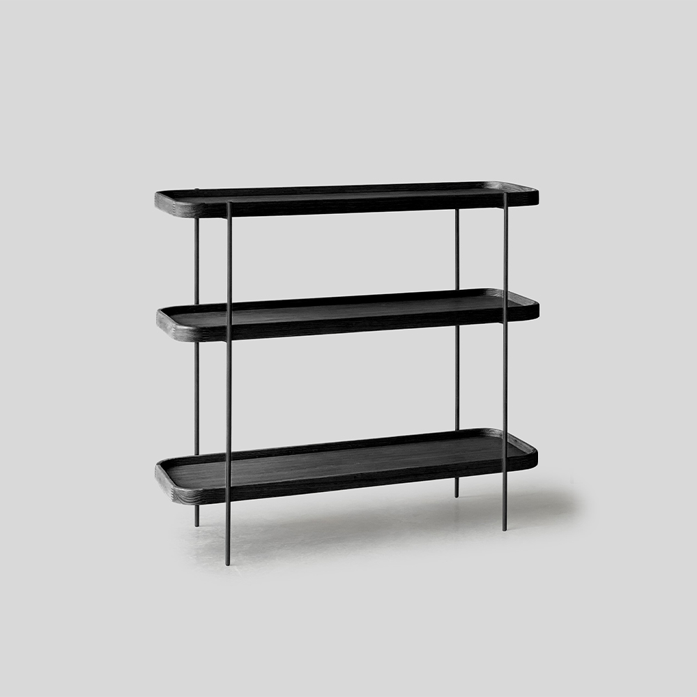 humla (フムラ) 100 shelf（Black） 100 LOW
