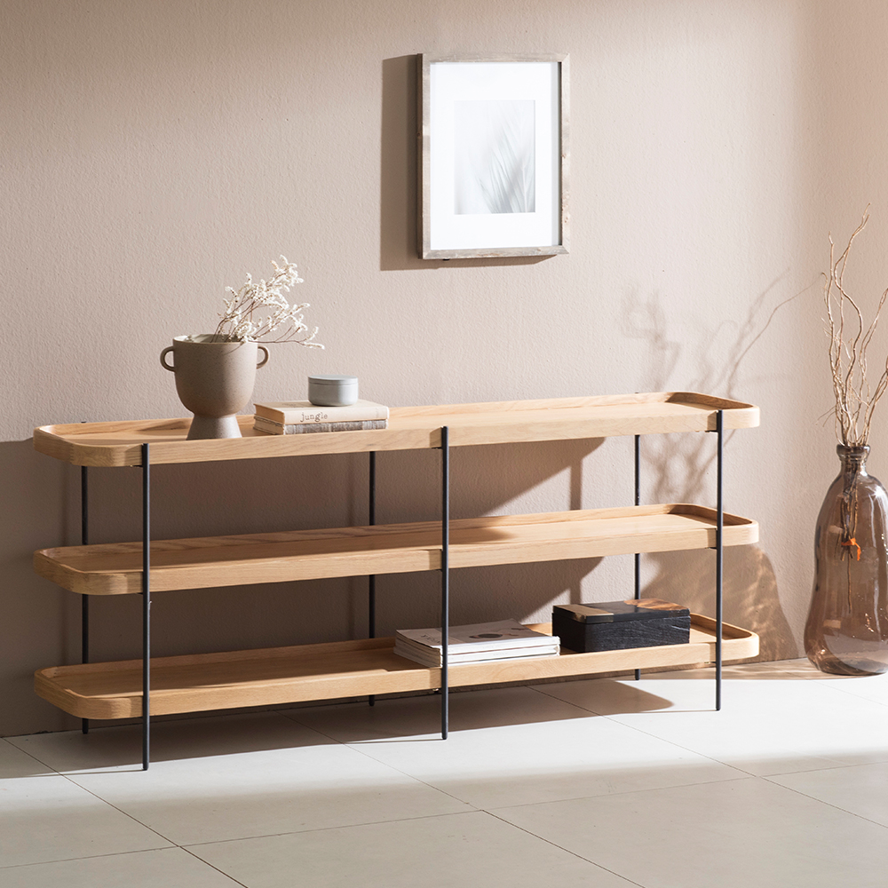 humla (フムラ) 152 shelf（Light oak） 152 low light oak