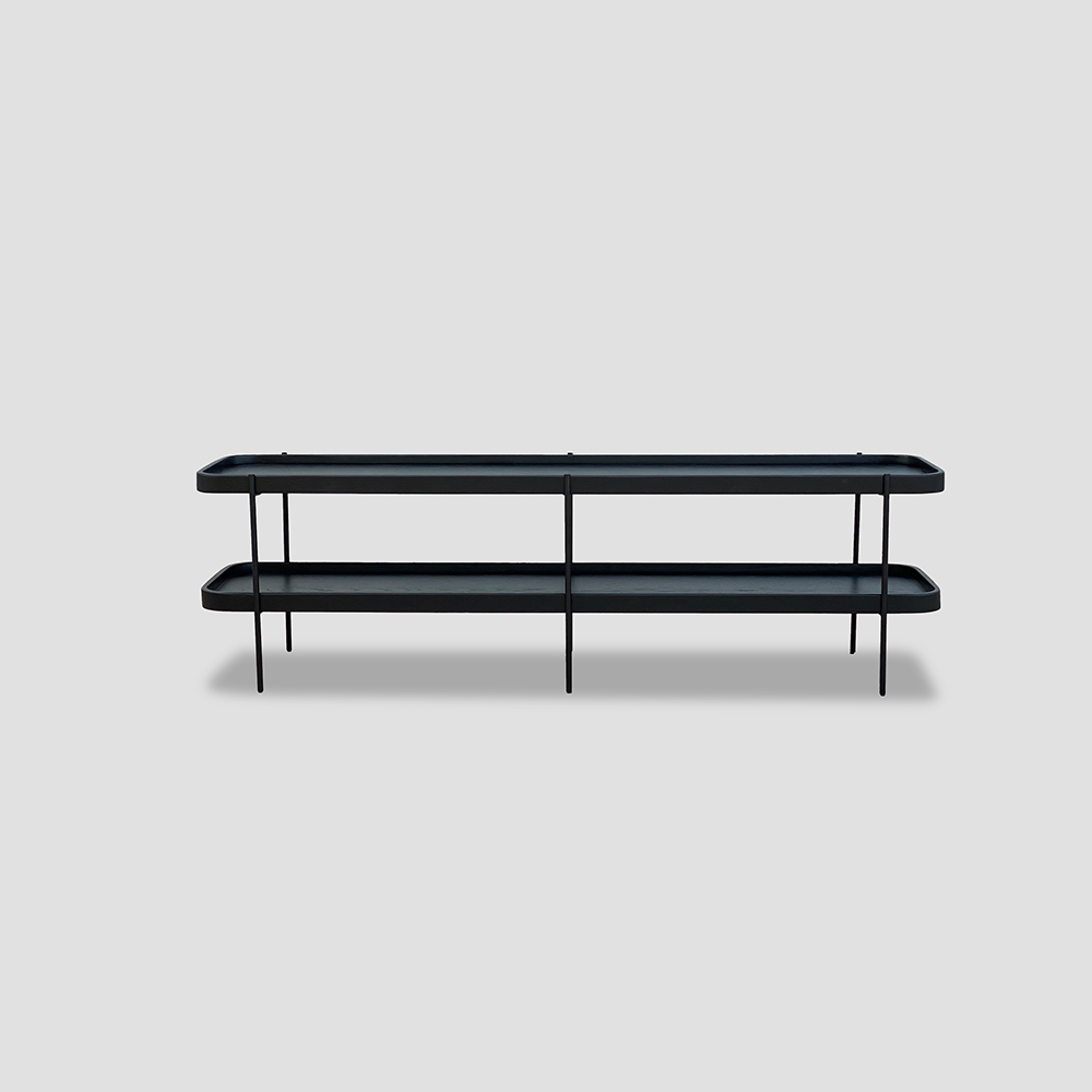 humla (フムラ) 152 TV shelf（Black） 152 TV shelf black