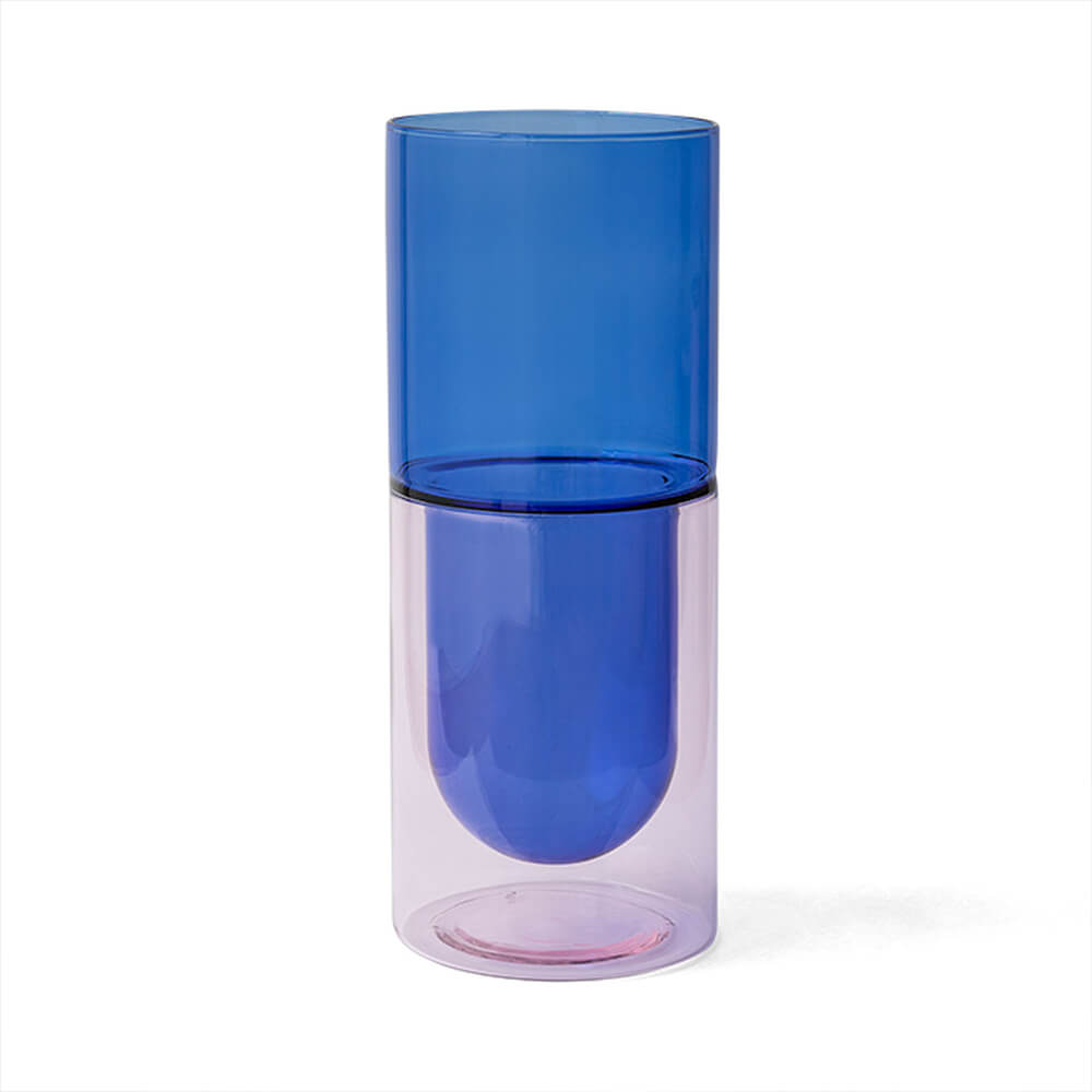DW VASE  Blue×Pink（フラワーベース）（S） Blue×Pink