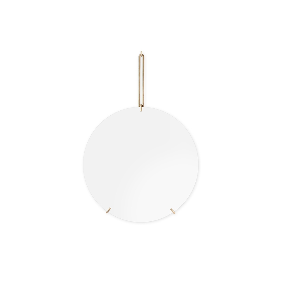 WMBR30 ウォールミラー Φ30cm (ブラス) 