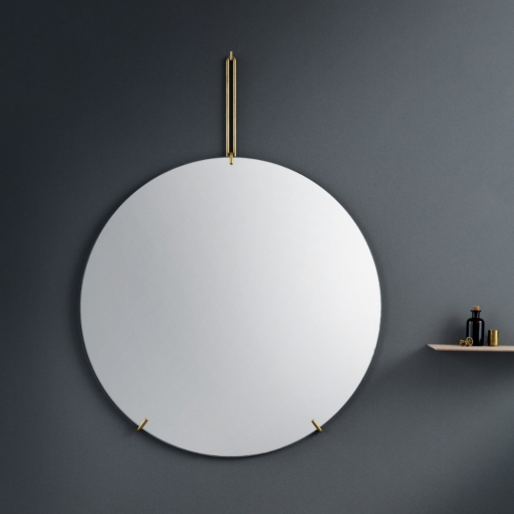 WMBR50 ウォールミラー Φ50cm (ブラス) 