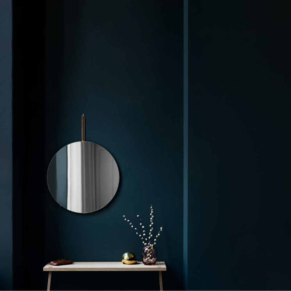 WMBR50 ウォールミラー Φ50cm (ブラス) 