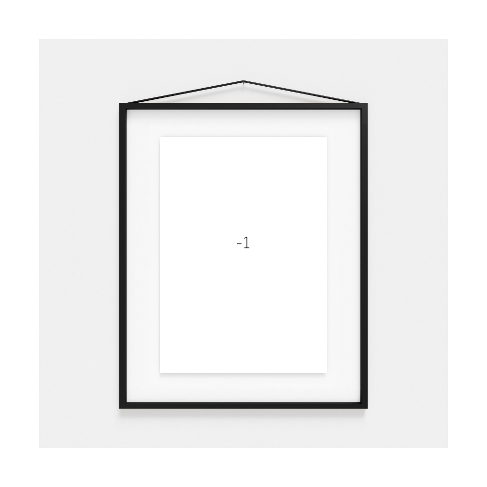 FAB40x50 フレーム 40x50cm (ブラック) 