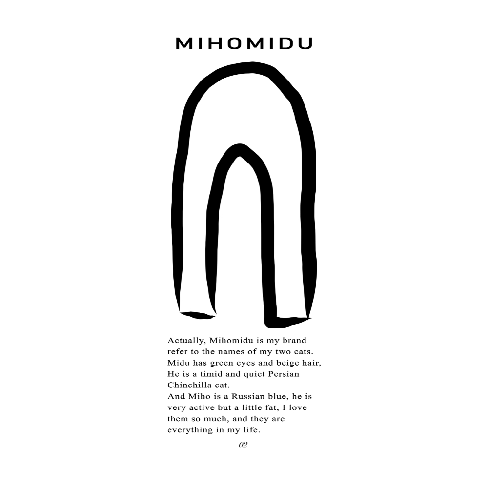 ハーフムーンクッションミラー (ホワイト) 