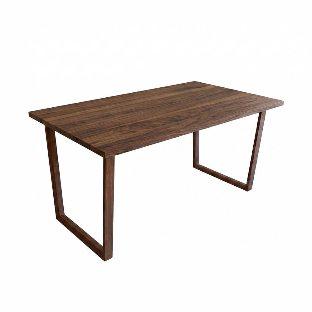 ウィルティック ヨコハギ無垢 ダイニングテーブル （横幅140 x 奥行80 cm） ウォールナット ※こちらの画像はイメージ写真となります。※このページはW140cmの販売ページです。