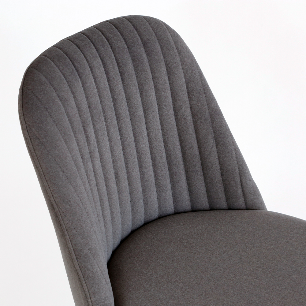 N-VISTA（エヌビスタ）チェア（アーム無）グレー 