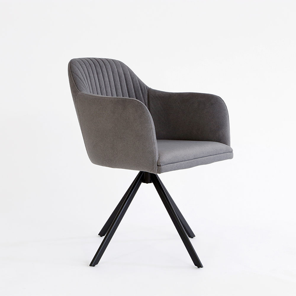 N-VISTA（エヌビスタ）チェア（アーム有）グレー アーム有　グレー