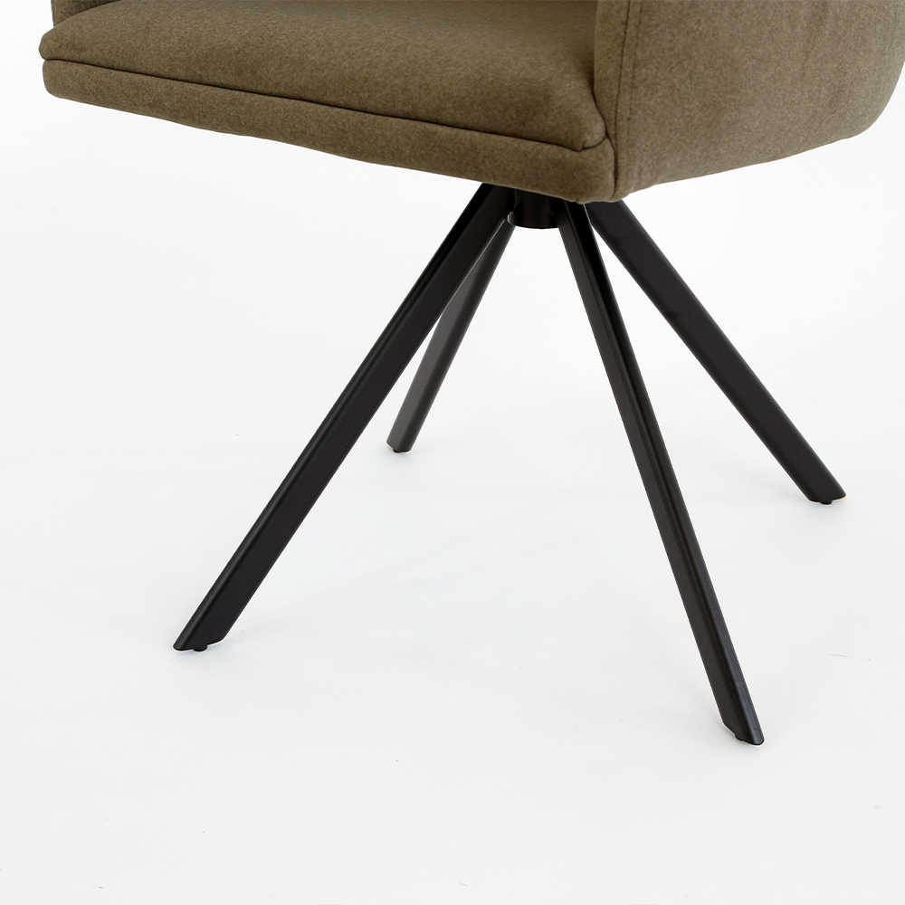 N-VISTA（エヌビスタ）チェア（アーム有）オリーブ 