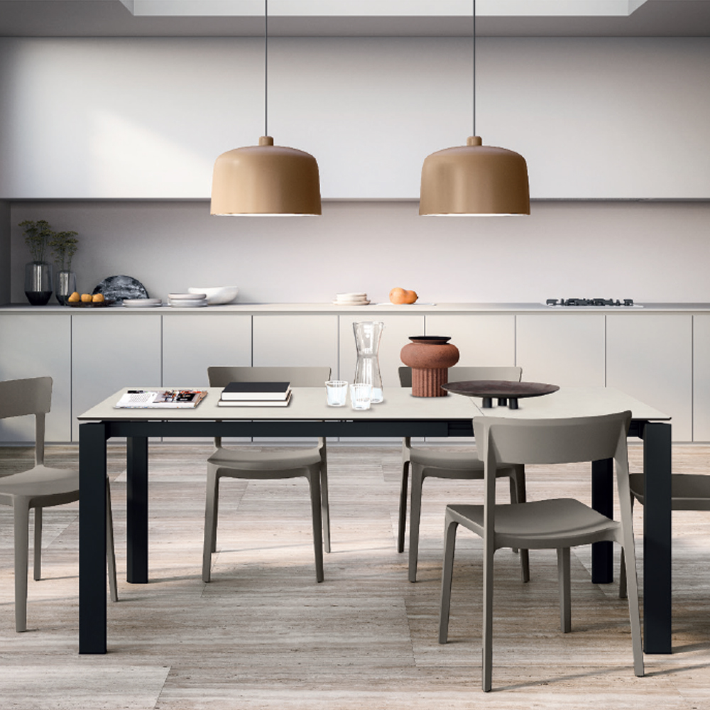 カリガリス デュッカ 伸長式ダイニングテーブル (セラミック) ／ Calligaris Duca extendable Dining table[CS4089-R 130] P5C 