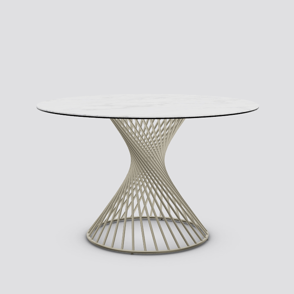カリガリス ボルテックス 円形ダイニングテーブル (セラミック) ／ Calligaris VORTEX Round table[CS4108-FD 120] P2C P2C P46M イメージCG画像