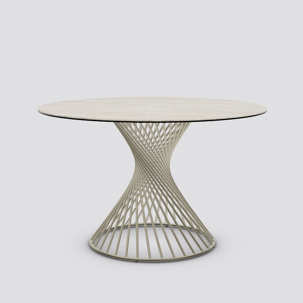 カリガリス ボルテックス 円形ダイニングテーブル (セラミック) ／ Calligaris VORTEX Round table[CS4108-FD 120] P32C P32C P46M イメージCG画像