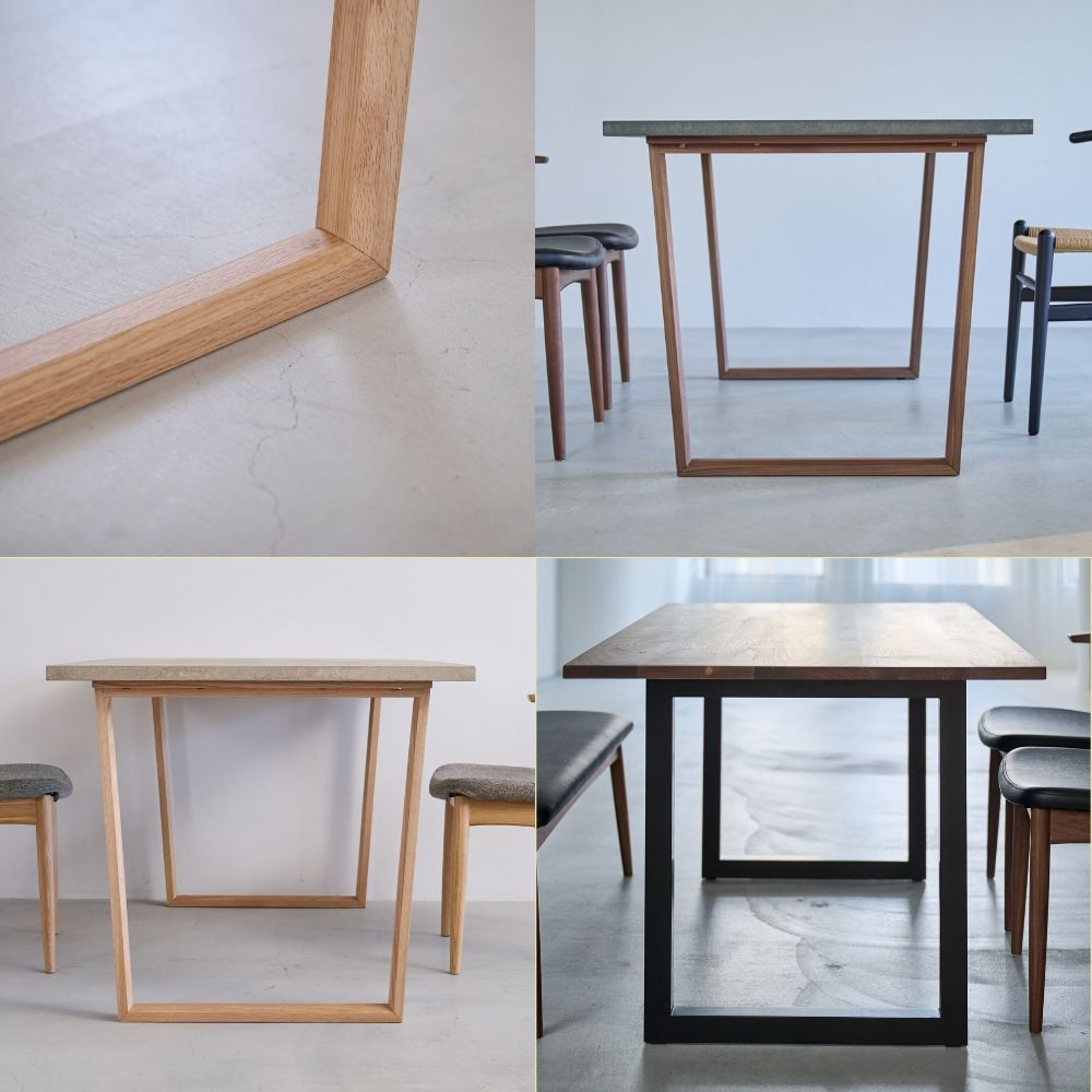 ウィルティック マティエラ塗装 ダイニングテーブル （横幅140 x 奥行80 cm） DGY 