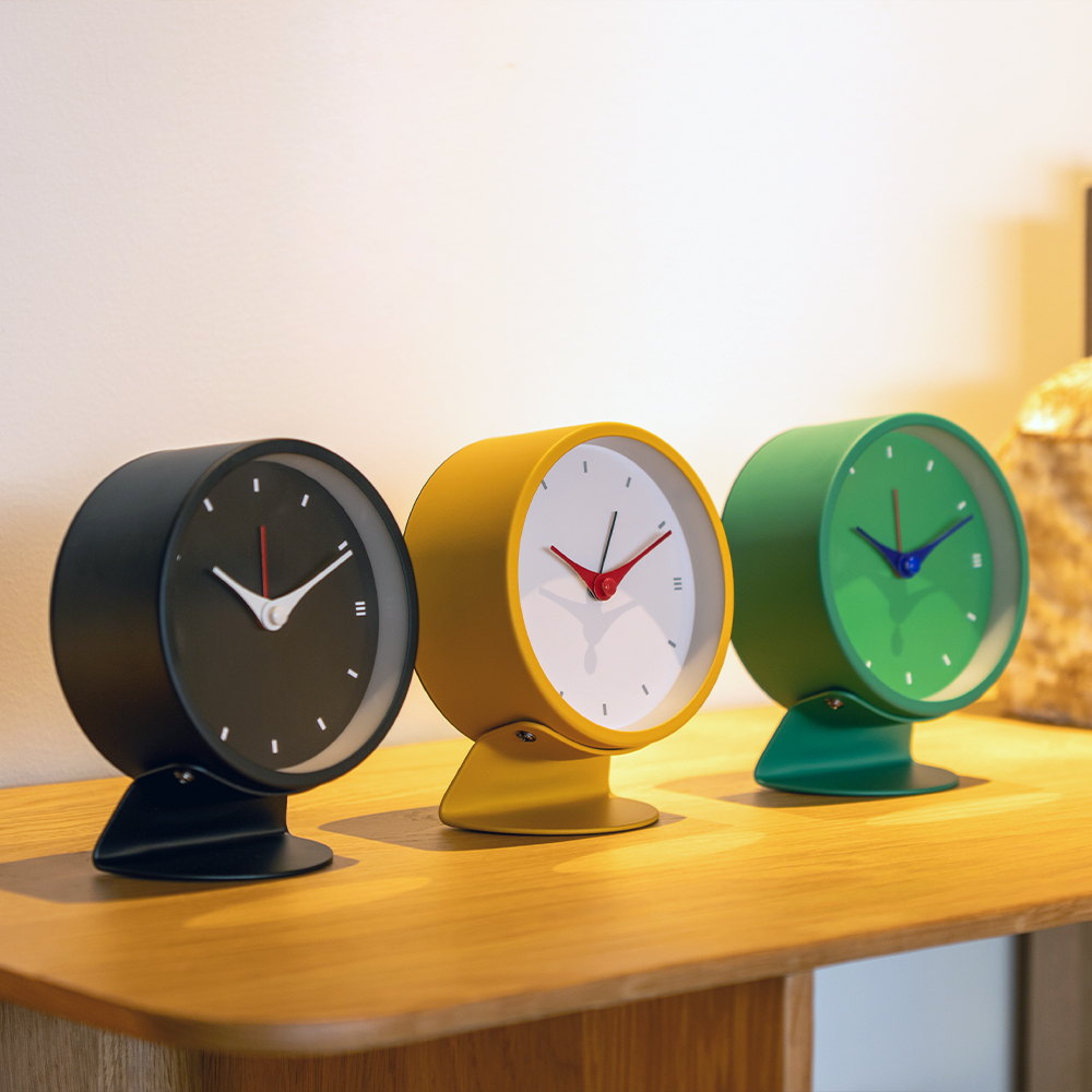 メタルクォーツ アラームクロック（ブラック） 