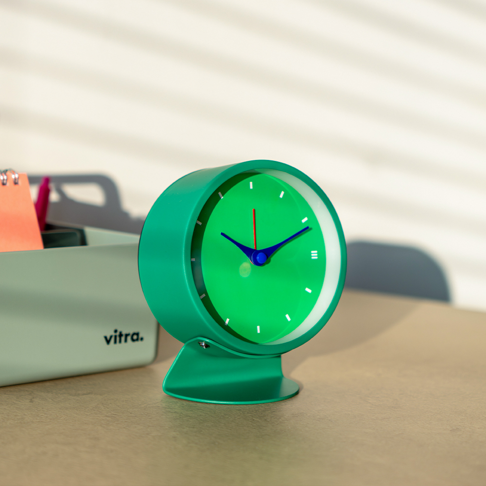 メタルクォーツ アラームクロック（グリーン） 