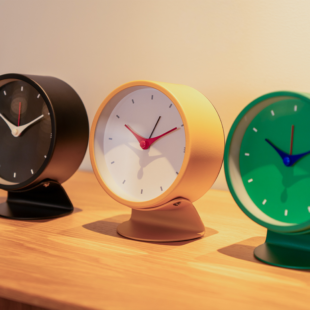 メタルクォーツ アラームクロック（ブラック） 