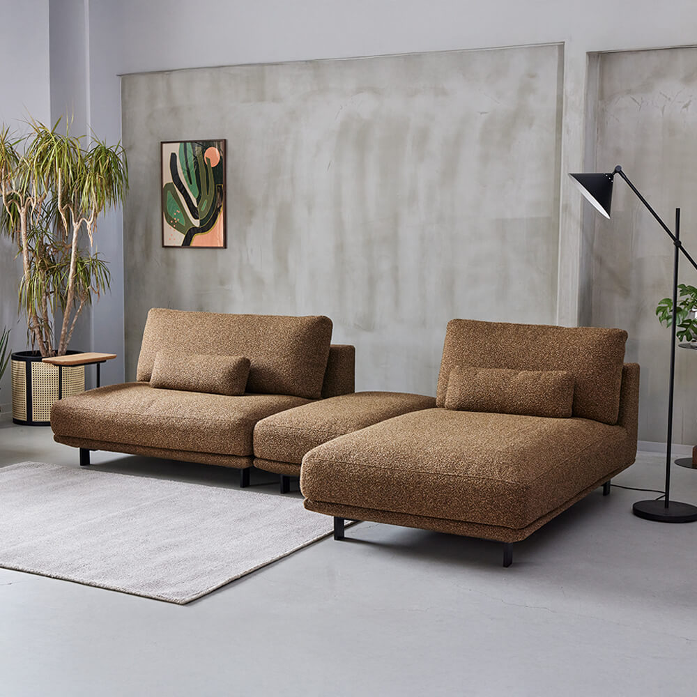 SWAMPS（スワップス）1.5Pソファ（BROWN） 