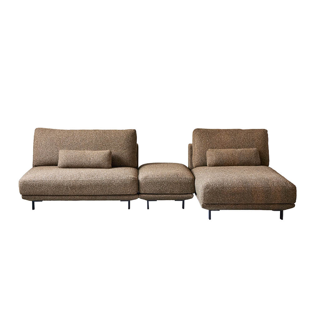 SWAMPS（スワップス）シェーズロングソファ（BROWN） 