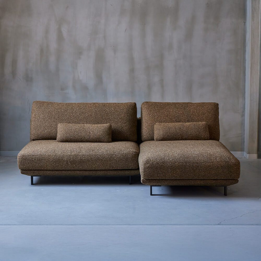 SWAMPS（スワップス）シェーズロングソファ（BROWN） 