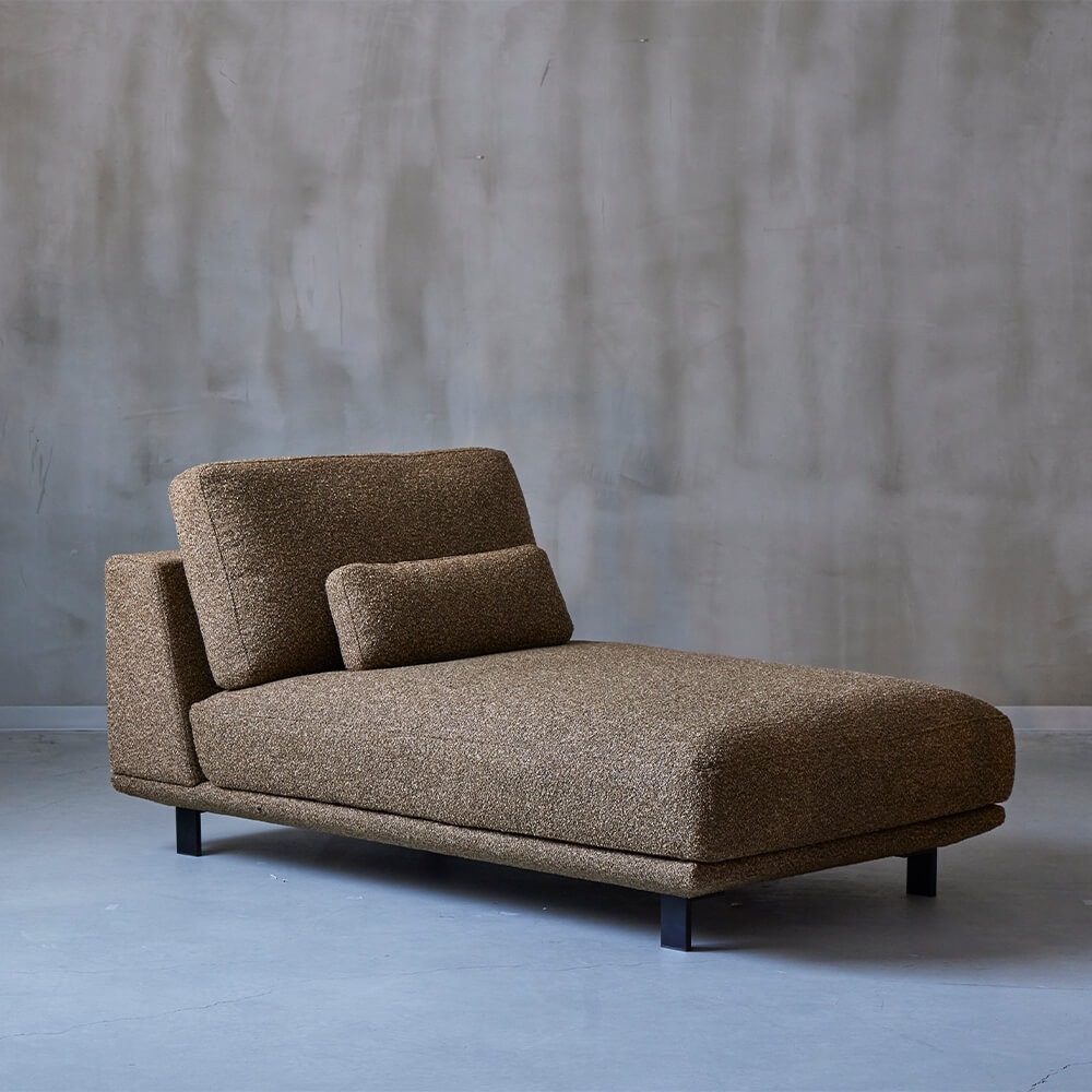 SWAMPS（スワップス）シェーズロングソファ（BROWN） 