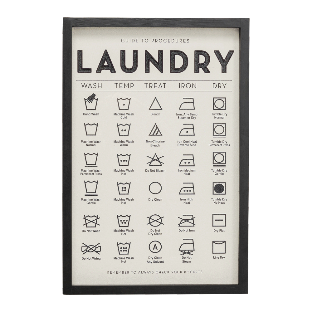 ランドリー61×41cm フレームピクチャー 