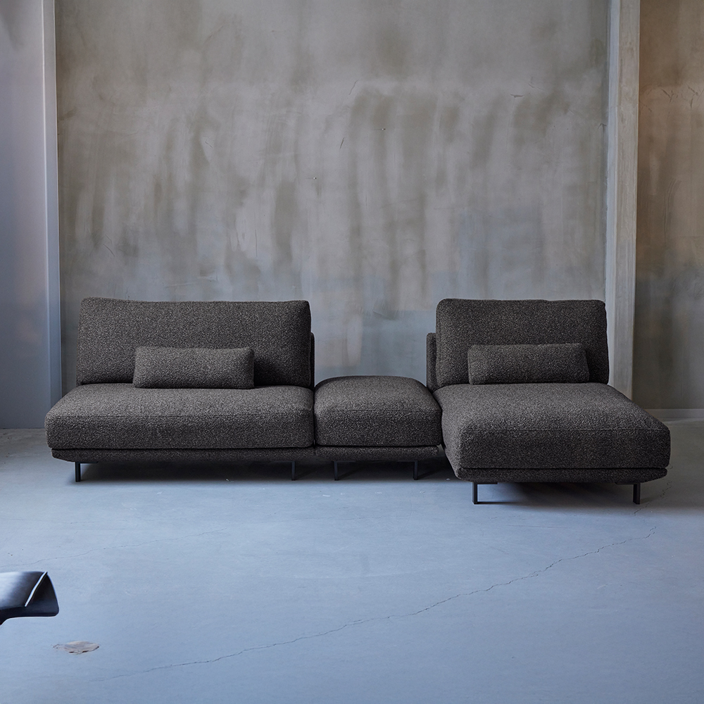 SWAMPS（スワップス）シェーズロングソファ（CHARCOL） 