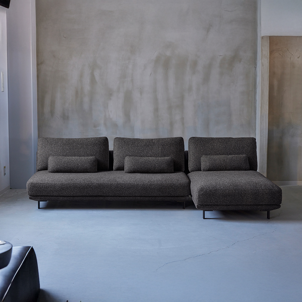 SWAMPS（スワップス）シェーズロングソファ（CHARCOL） 