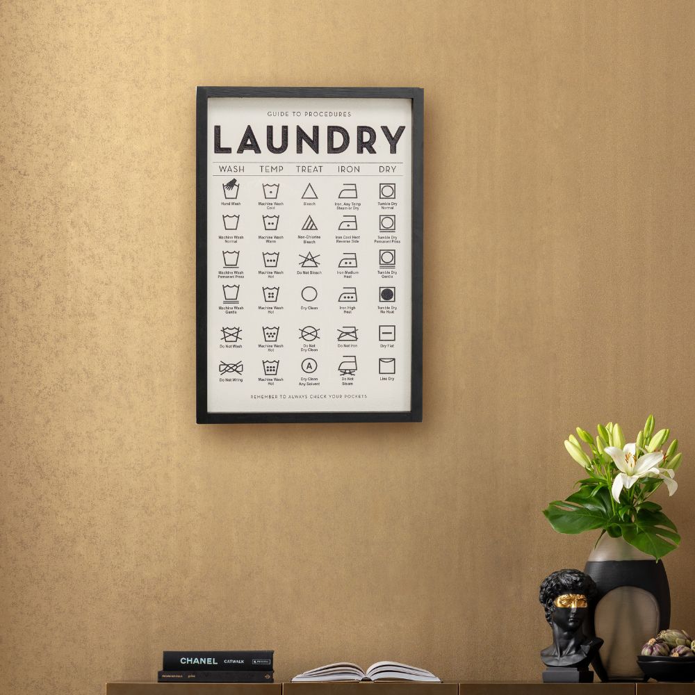 ランドリー61×41cm フレームピクチャー 