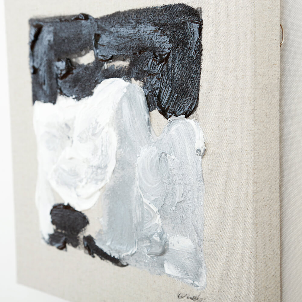 Painting (ペインティング) BK/GY 40×40cm 【撮影使用現品】 BK/GY