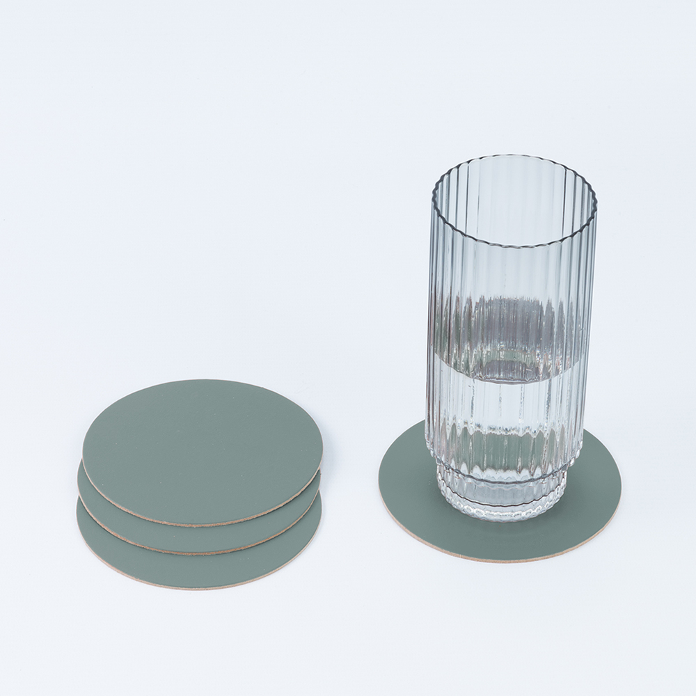 ruca（ルカ） Round Coaster（ラウンドコースター）Eucalyptus Green ※コースターの販売ページとなります。