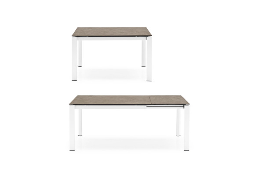 カリガリス デュッカ 伸長式ダイニングテーブル (セラミック) ／ Calligaris Duca extendable Dining table[CS4089-R 130] P321 天板：P321 脚：P94
