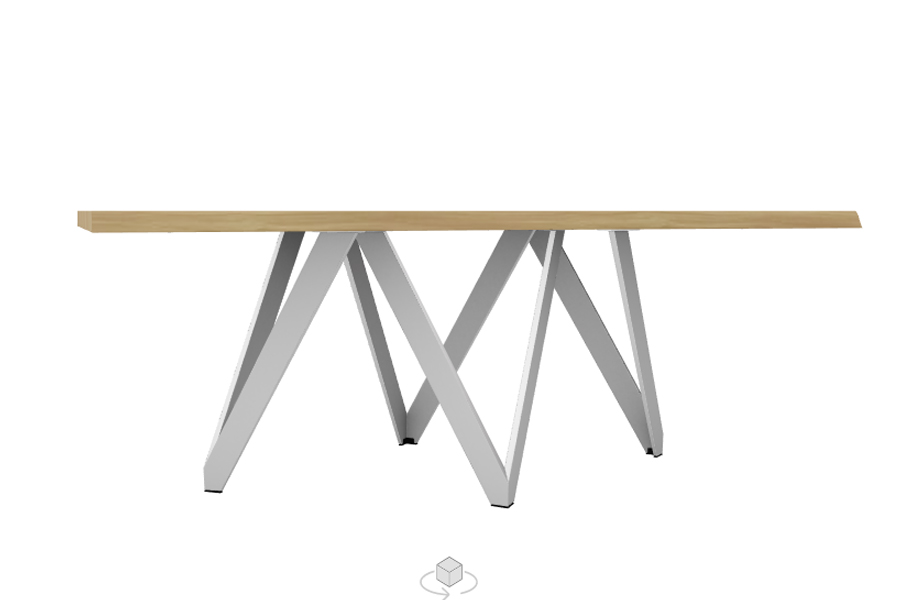 廃番】カリガリス カルテジオ ダイニングテーブル ／ Calligaris 