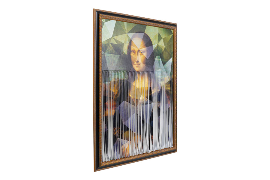 マドモアゼルリザ163x130cm　アート 