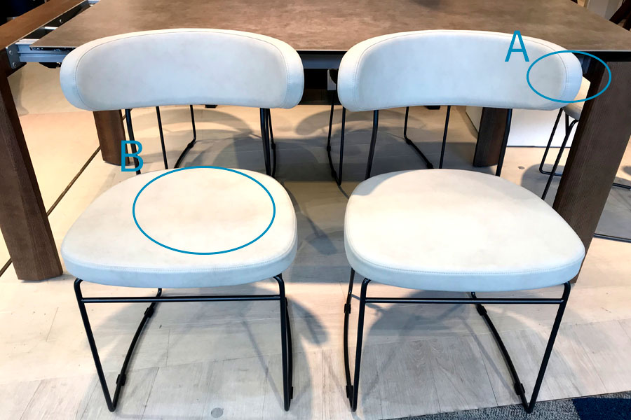 ドミタリア リビングハウス アナイス ダイニングチェア 2脚セット 美品