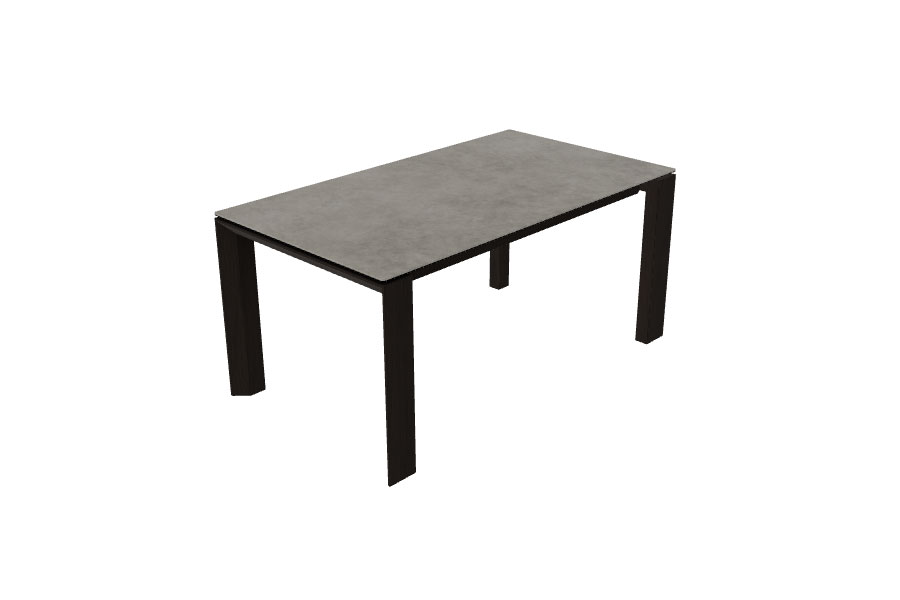 カリガリス オムニア ダイニングテーブル (セラミック) ／ Calligaris OMNIA ceramic Dining table[CS4058-R 160] P5C 天板カラー P5C　ソルトホワイト 脚カラー P12　スモーク