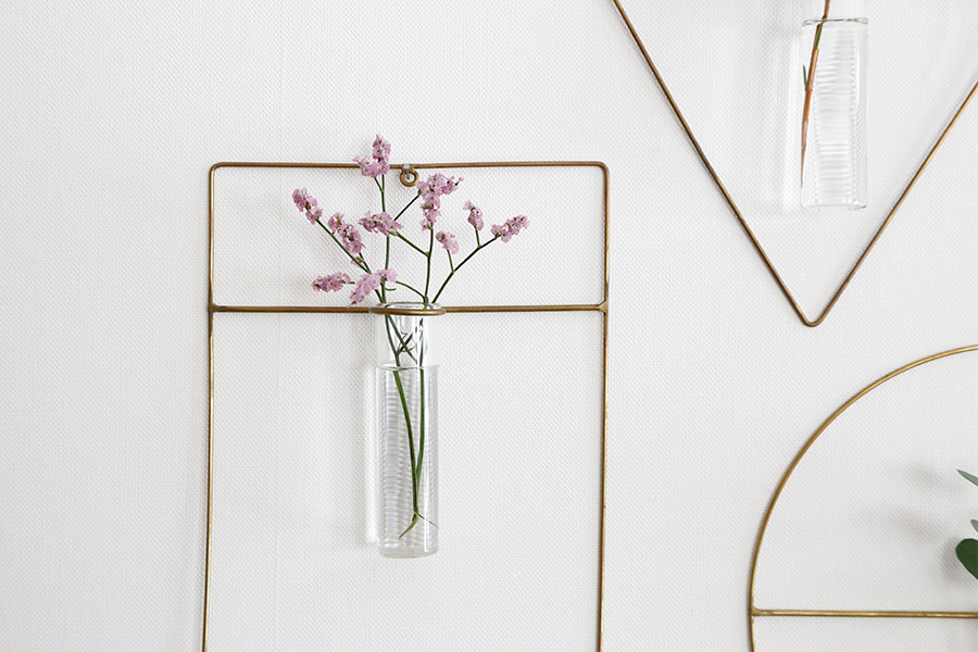 PIKE (ピケ) wall brass vase (ウォールブラスベース) RECT 