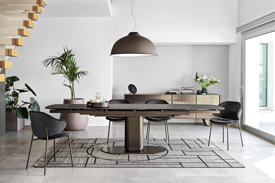 カリガリス カメオ 伸長式ダイニングテーブル ／ Calligaris CAMEO extendable Dining table[CS4124-S 165] P18C 