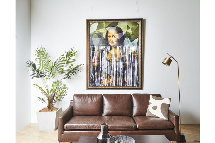 マドモアゼルリザ163x130cm　アート 