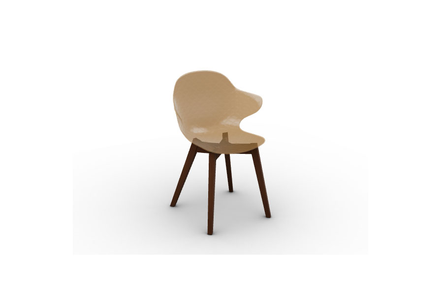 カリガリス サントロペ ダイニングチェア (木脚) ／ Calligaris SAINT TROPEZ Dining chair[CS1855] P276 