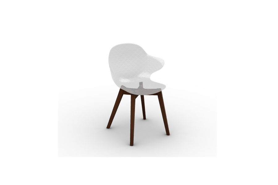 カリガリス サントロペ ダイニングチェア (木脚) ／ Calligaris SAINT TROPEZ Dining chair[CS1855] P848 