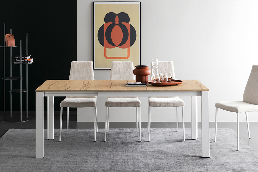 カリガリス デュッカ 伸長式ダイニングテーブル ／ Calligaris Duca extendable Dining table[CS4089-R 130] P49W 