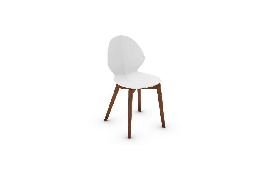 カリガリス バジル ダイニングチェア(木脚) ／ Calligaris BASIL Dining chair[CS1348] P94 