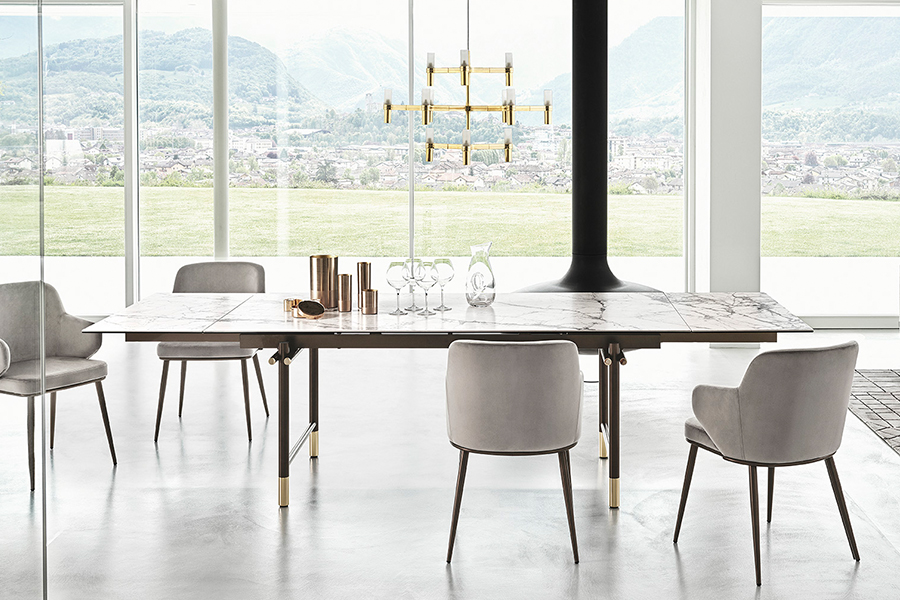 カリガリス モノグラム 伸長式ダイニングテーブル ／ Calligaris MONOGRAM extendable Dining table[CS4122] P9C 