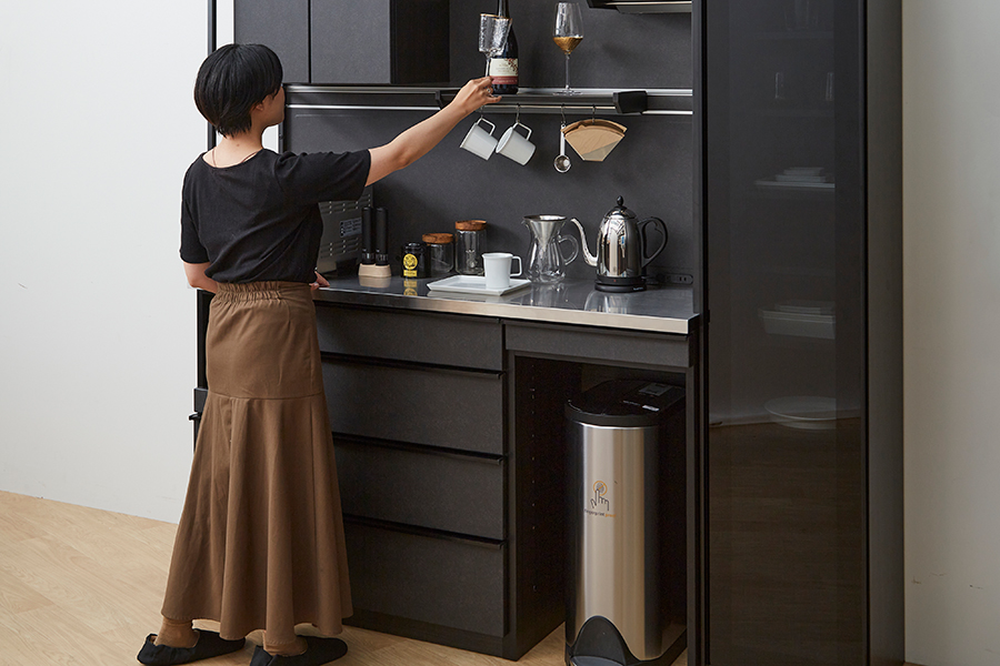 廃番】REI（レイ）ダイニングボード用 55可動棚 - 食器棚・キッチン