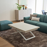 カリガリス コヌビア マジックジェー 伸長・昇降式リビングテーブル ／ Calligaris connubia MAGIC-J Table [CB5041-A] P94/P13E P94/P13E　マットホワイト/クレイ