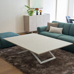 カリガリス コヌビア マジックジェー 伸長・昇降式リビングテーブル ／ Calligaris connubia MAGIC-J Table [CB5041-A] P94/P13E P94/P13E　マットホワイト/クレイ