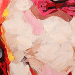 Dog pink (ドッグピンク) 32×40cm Dog pink (ドッグピンク)
