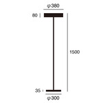 Glow (グロー) LED floor lamp (フロアランプ） 