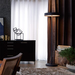 Glow (グロー) LED floor lamp (フロアランプ） BK/LW